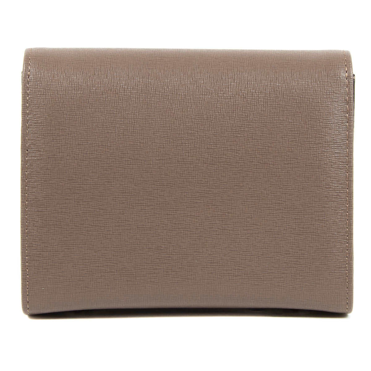 Bolso de mano para mujer V 1969 Italia color topo GENNY