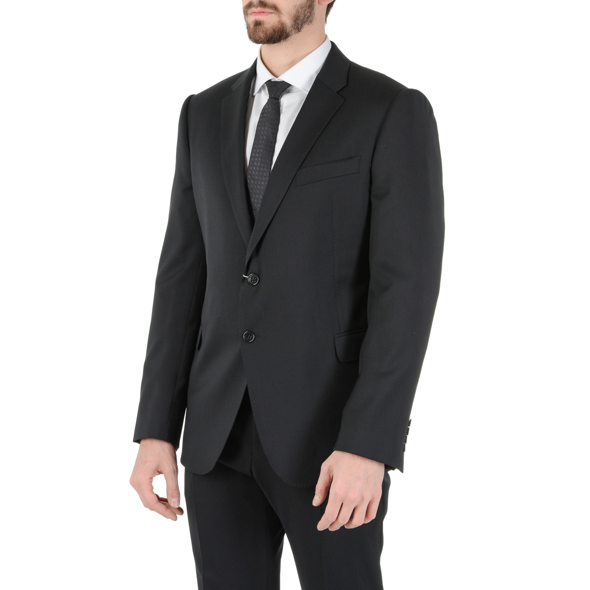 Armani Collezioni Mens Suit Black