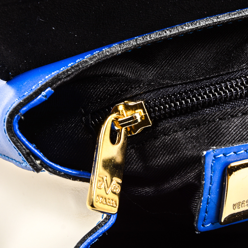 V 1969 Italia Womens Handbag Blue LAOS