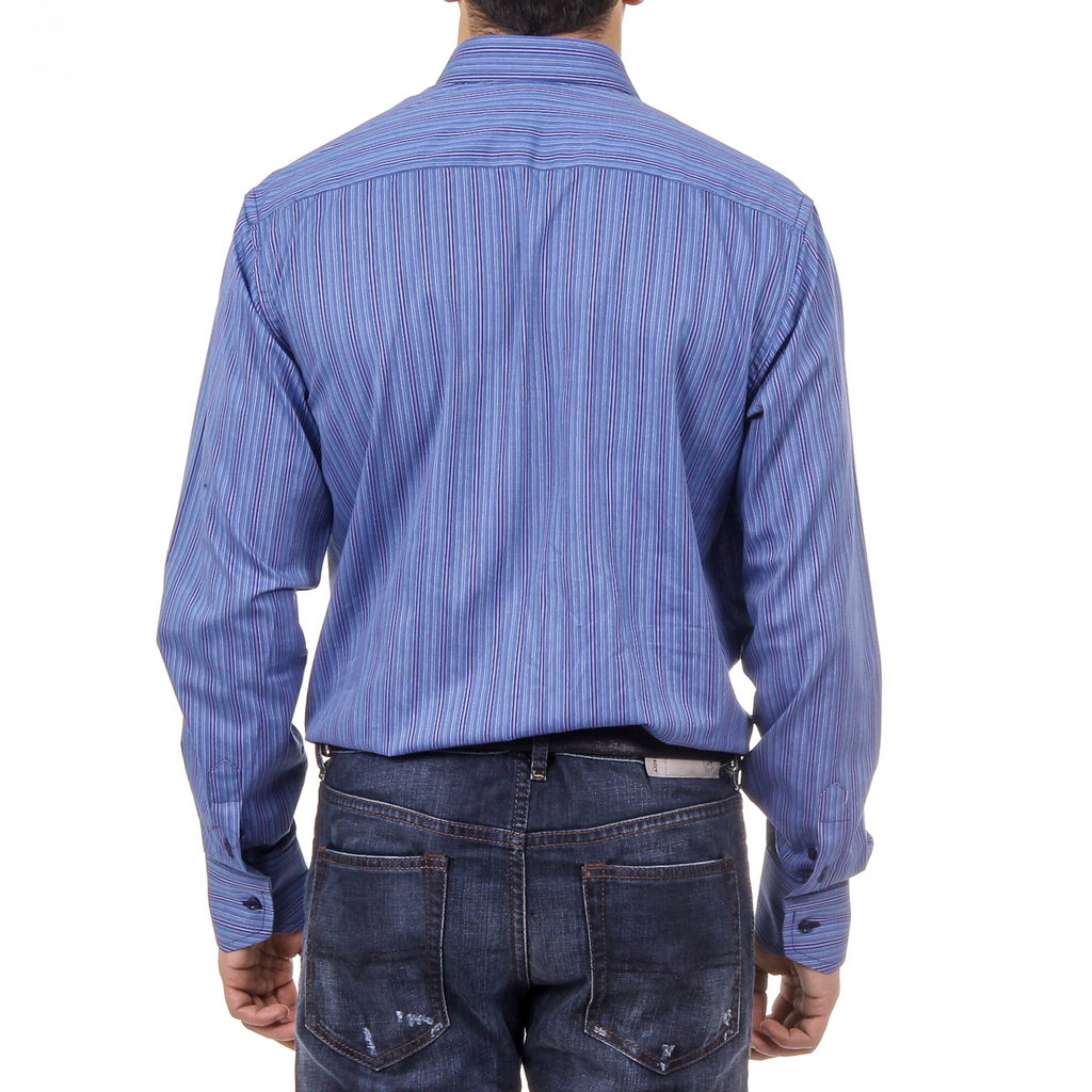 Camisa de cuello clásico para hombre V 1969 Italia 377 ART. 501
