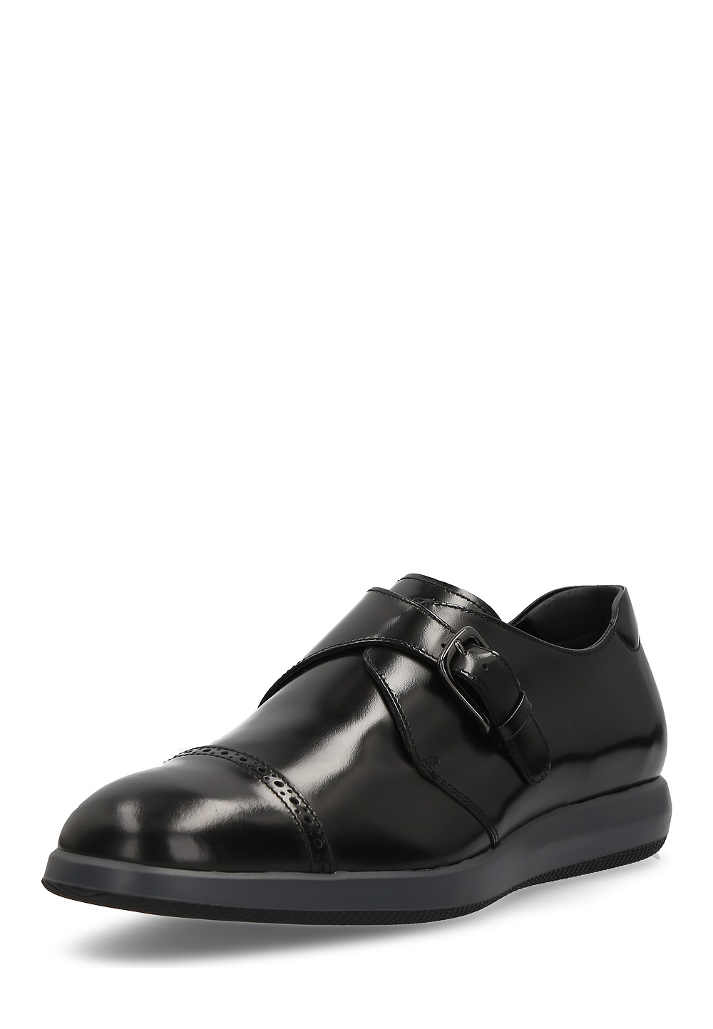 Hogan Mens Monk Strap Shoe Black HXM2090P21066Q6B999