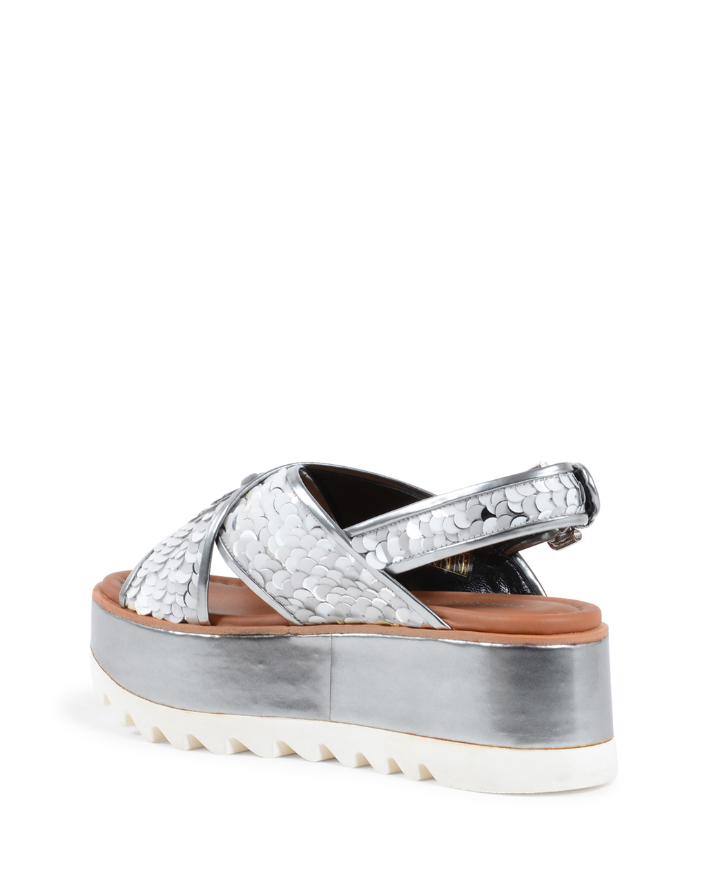 Premiata Womens Platform Sandal Silver M4722 IRON SILVER