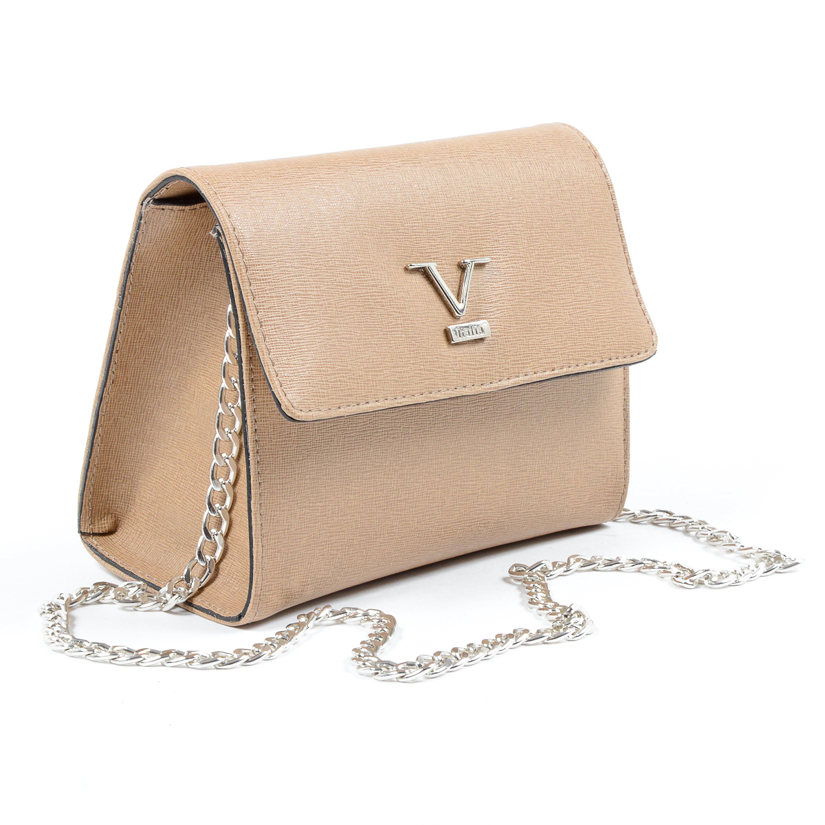 Bolso de mano para mujer V 1969 Italia color camello PANAMA