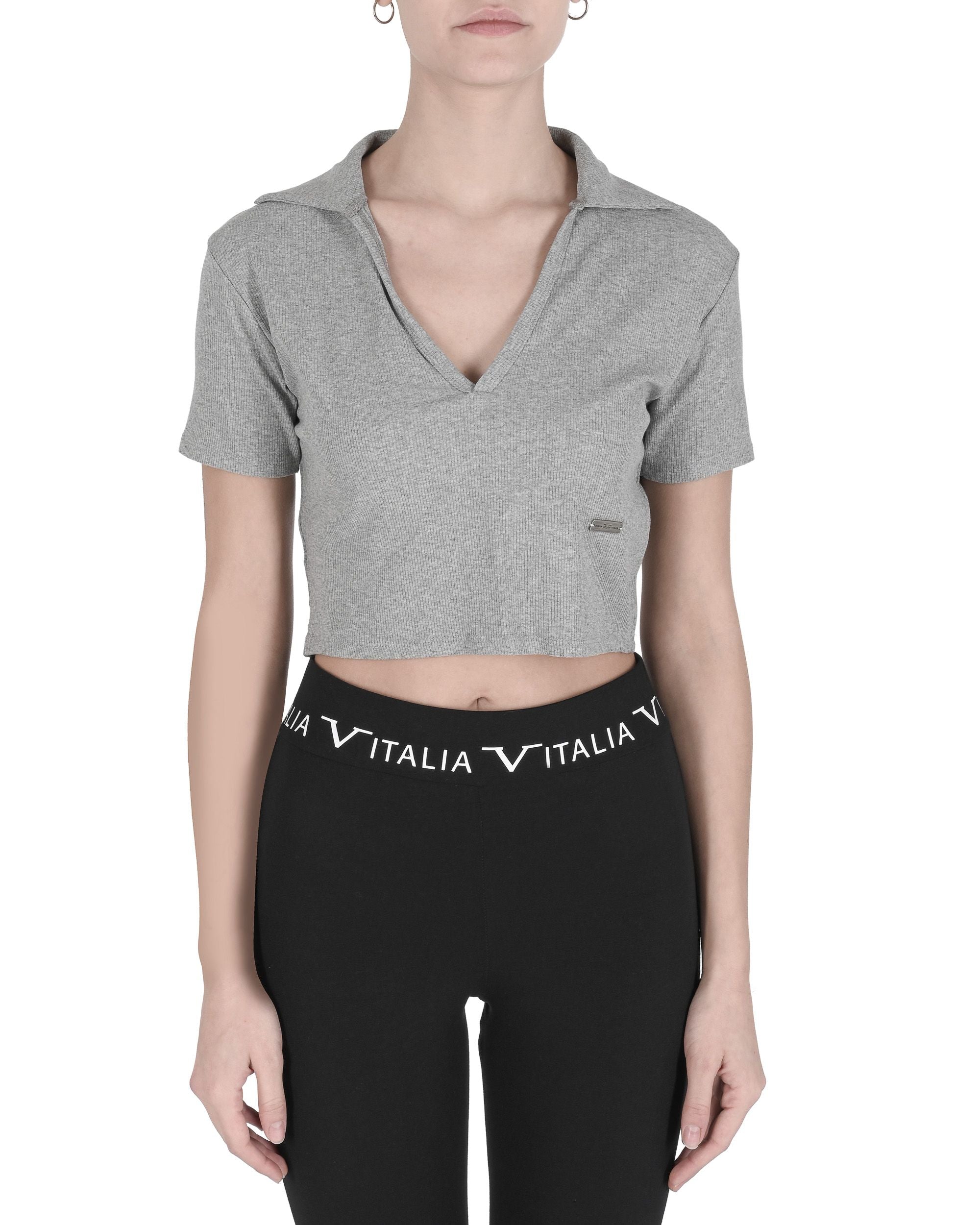 19V69 Italia Top corto para mujer CLOE GREY