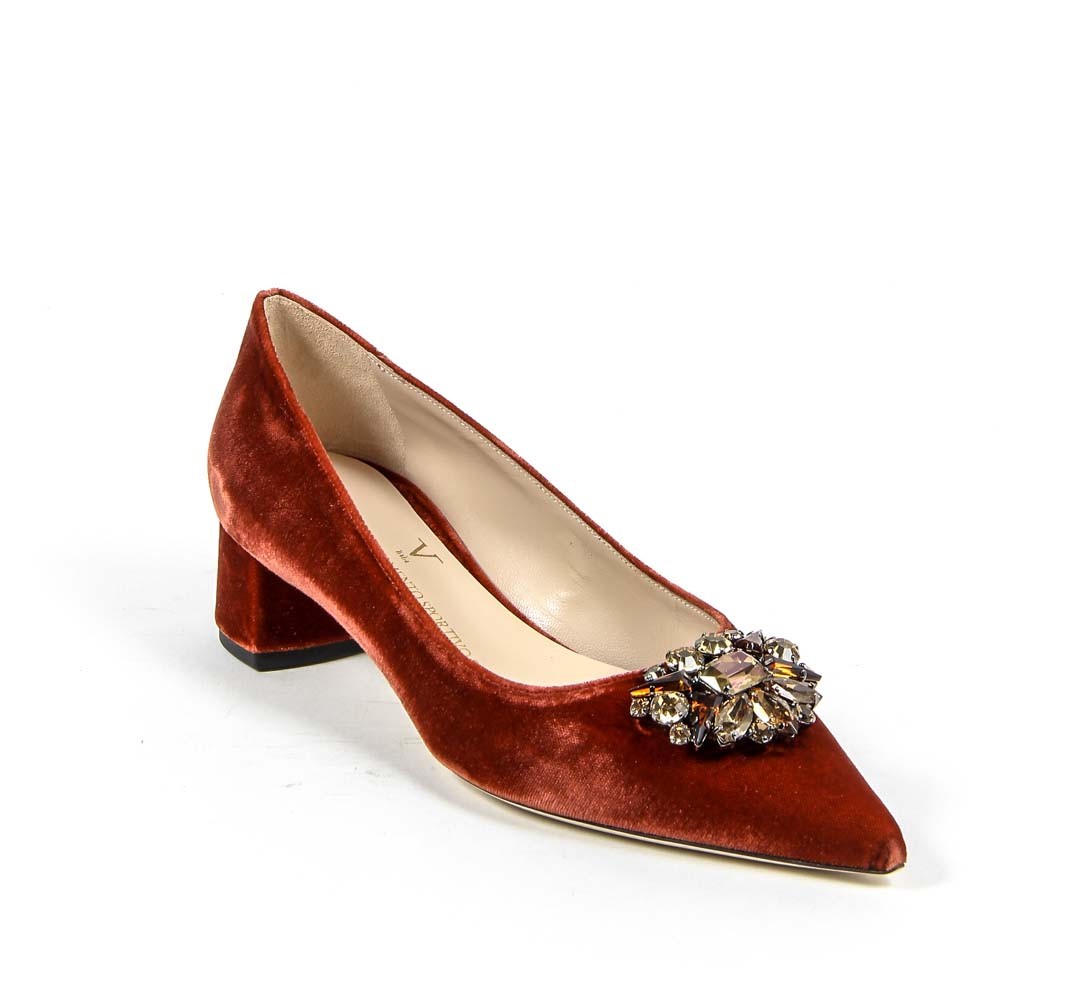 19V69 Italia Zapatos de salón para mujer 3110276 VELLUTO ROSSO