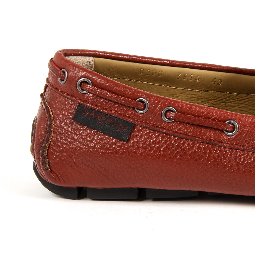 Mocasín Andrew Charles para hombre rojo JEREMY