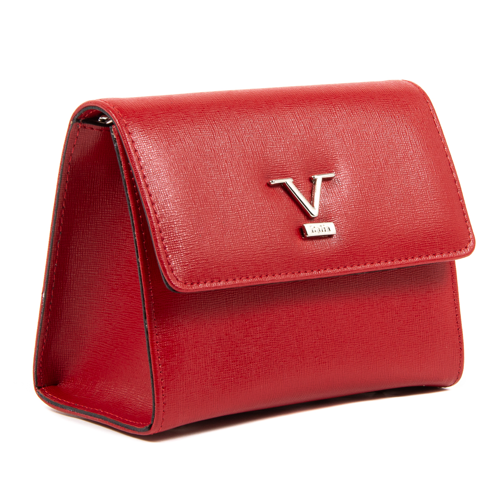 Bolso de mano para mujer V 1969 Italia rojo GENNY
