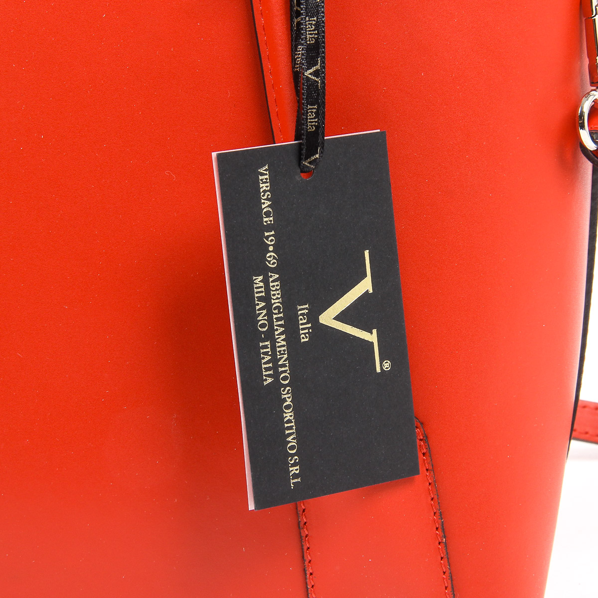 Bolso de mano para mujer V 1969 Italia V003-S RUGA ROSSO