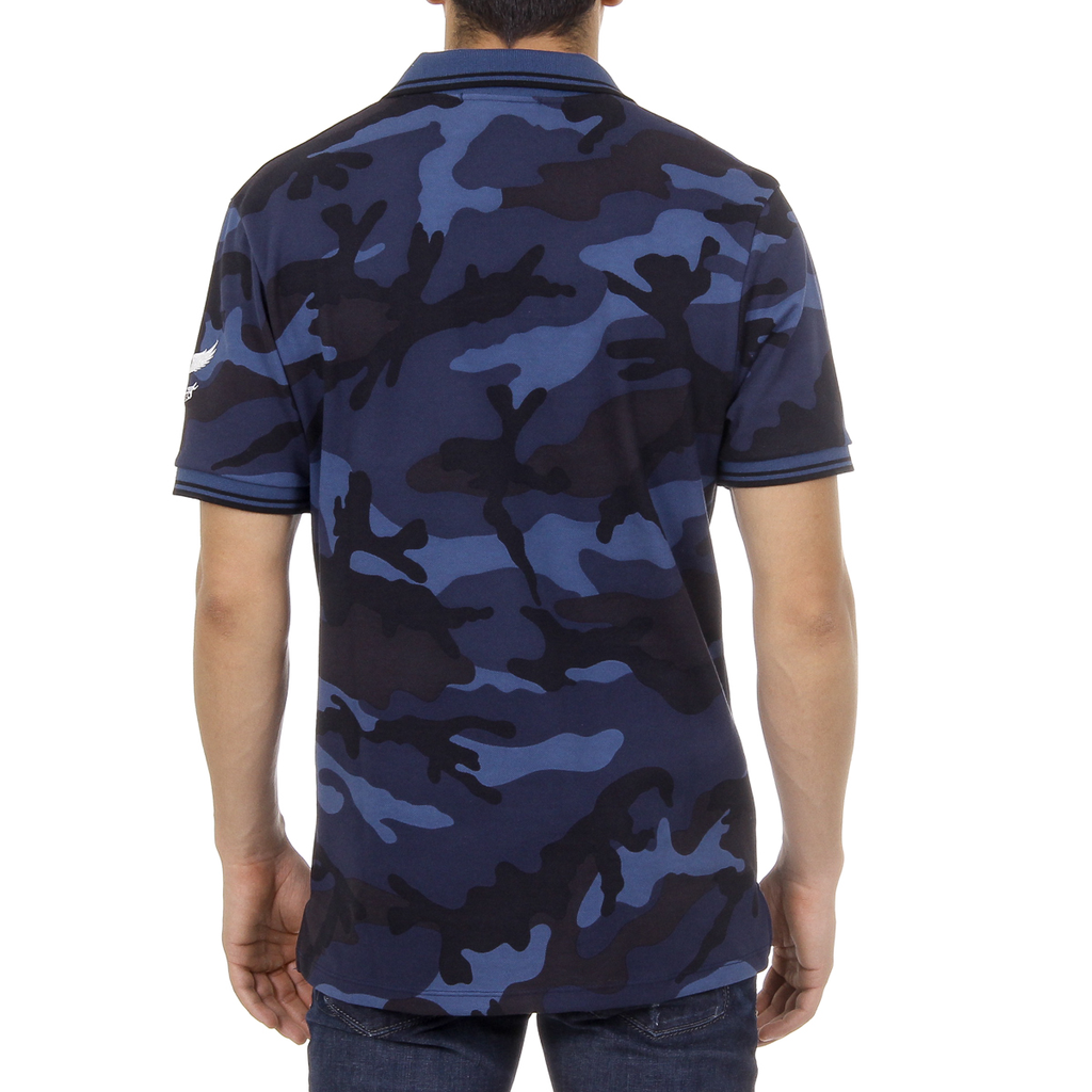 Polo Andrew Charles de manga corta para hombre, multicolor, STEVE