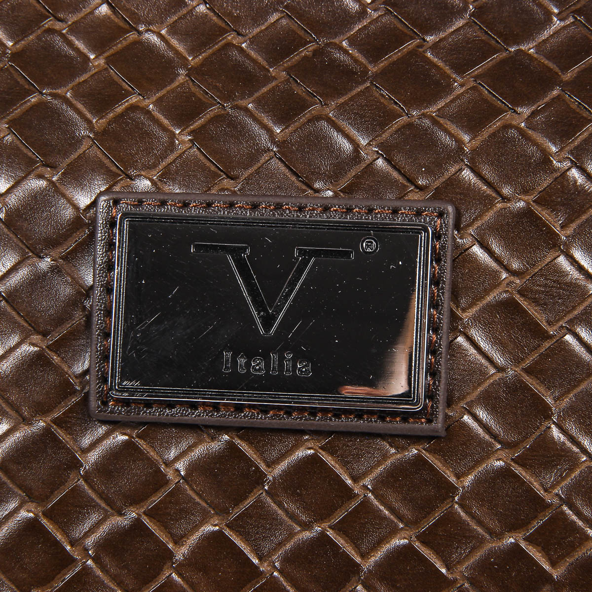 V 1969 Italia Bolso de mano para hombre marrón WILLY