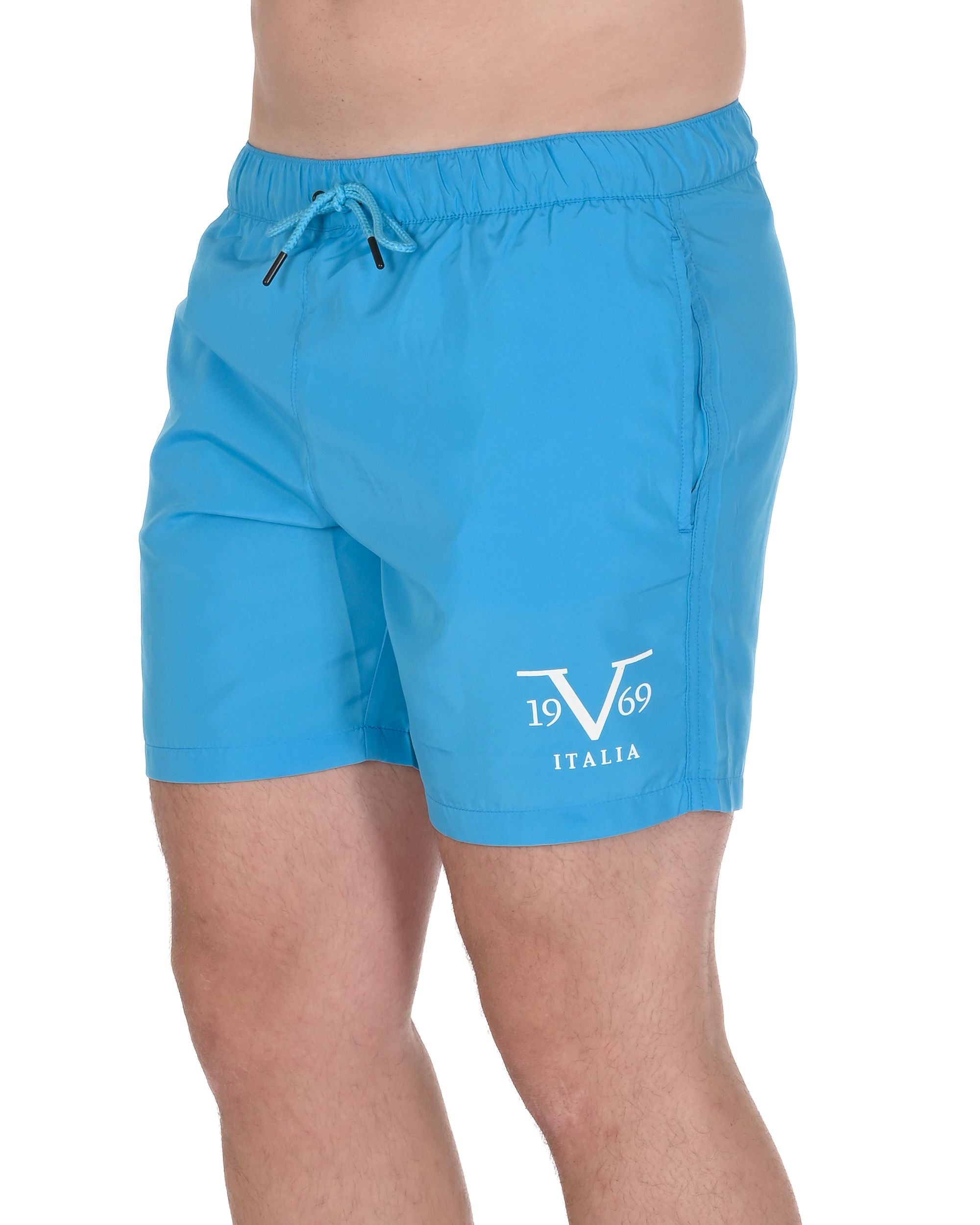 19V69 Italia Mens Swimwear Trunk VSC1MBM01 AZURE