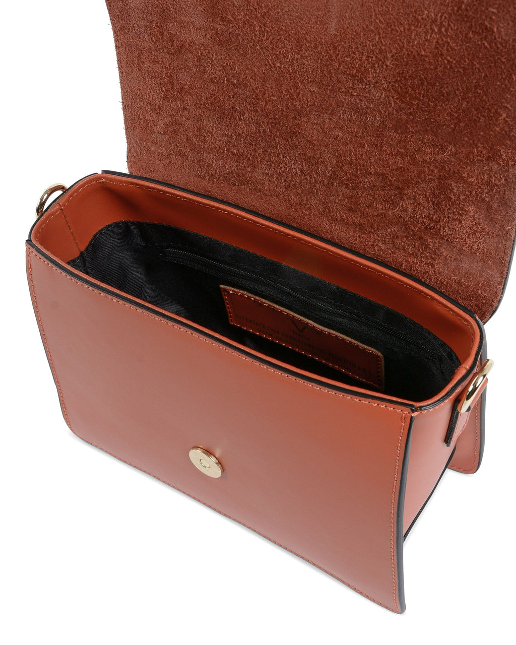 Bolso de mano para mujer V Italia marrón V505 52 RUGA MATTONE