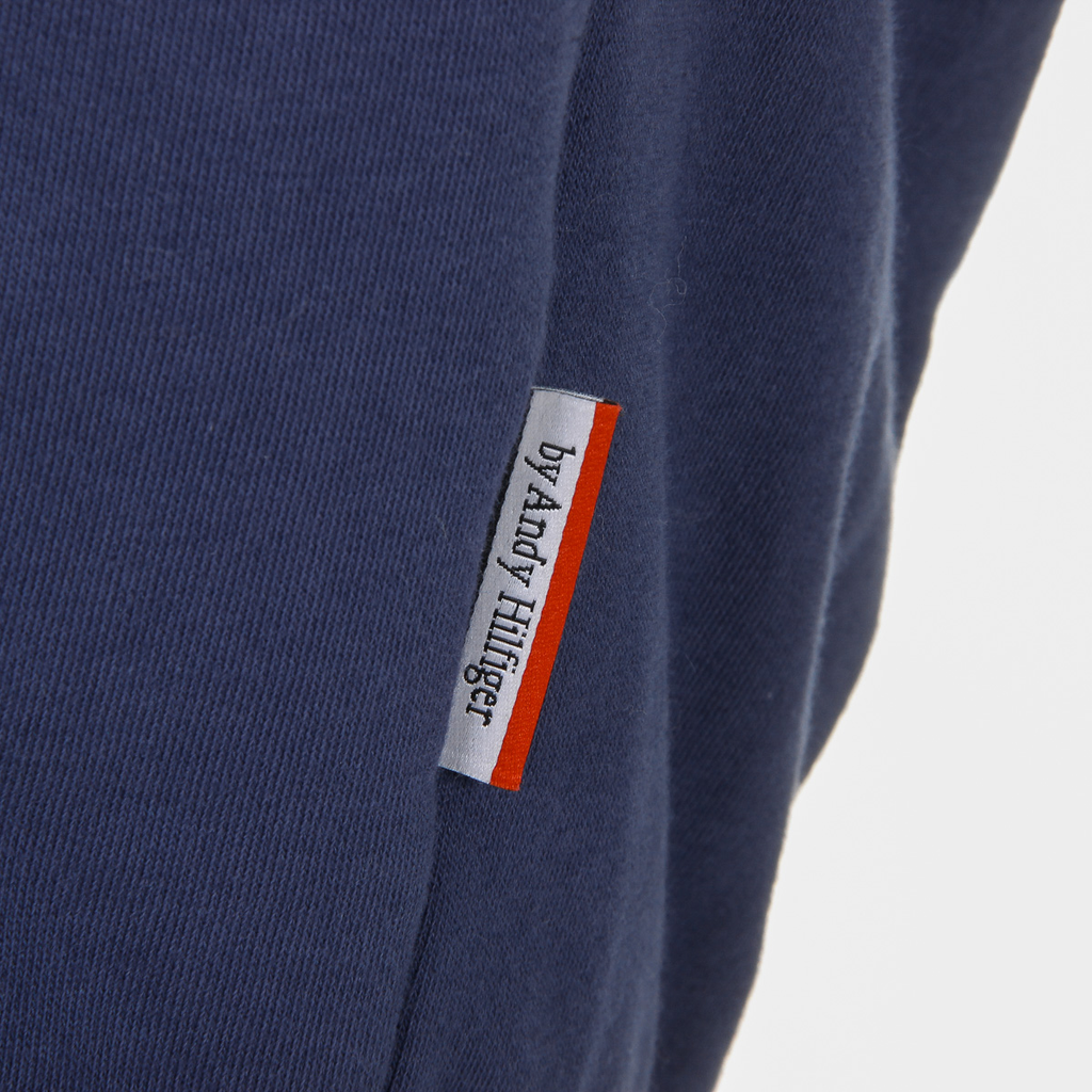 Sudadera con capucha Andrew Charles para hombre con cremallera, manga larga, cuello redondo, azul FELA