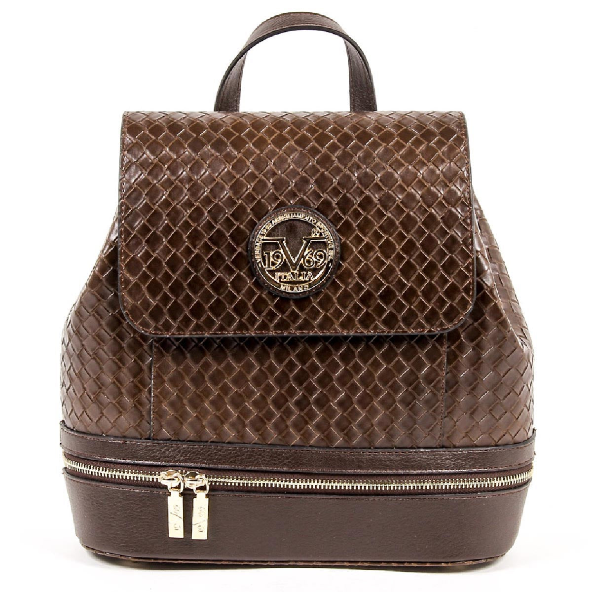 Bolso de mano para mujer V 1969 Italia V1969004B CAFÉ