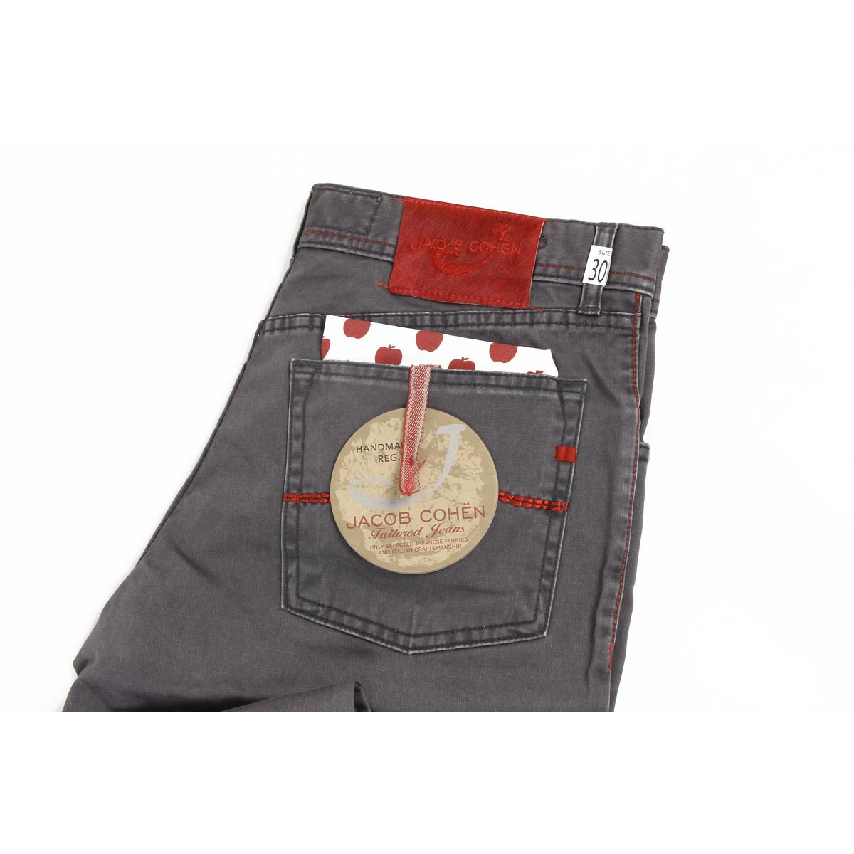 Pantalones para hombre Jacob Cohen J688 CANONE RED