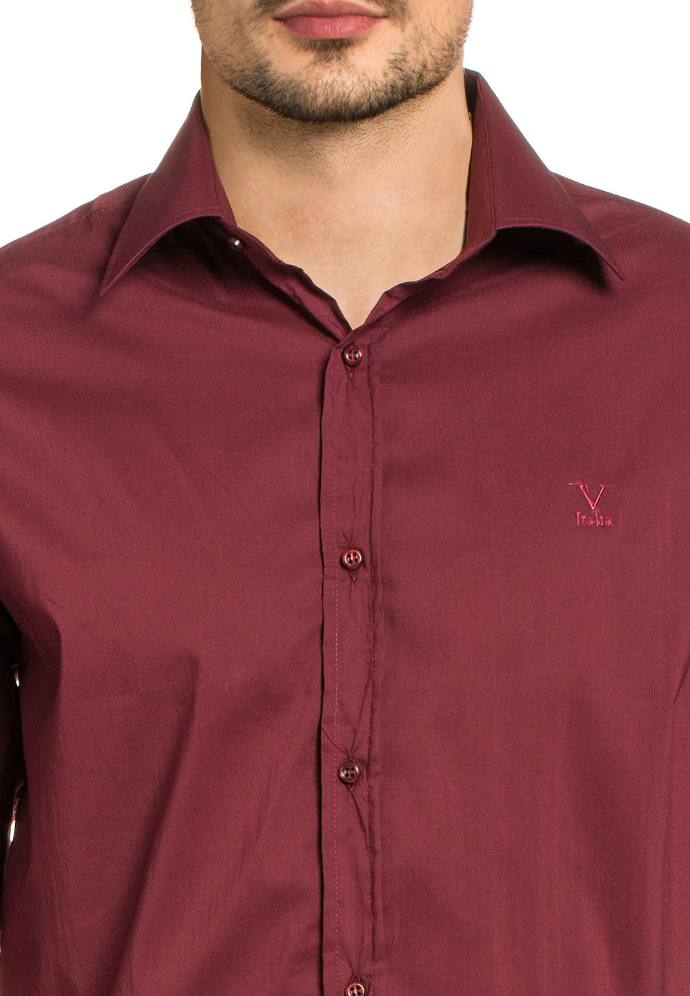 Camisa clásica moderna de corte italiano para hombre V 1969 377 ART. 12