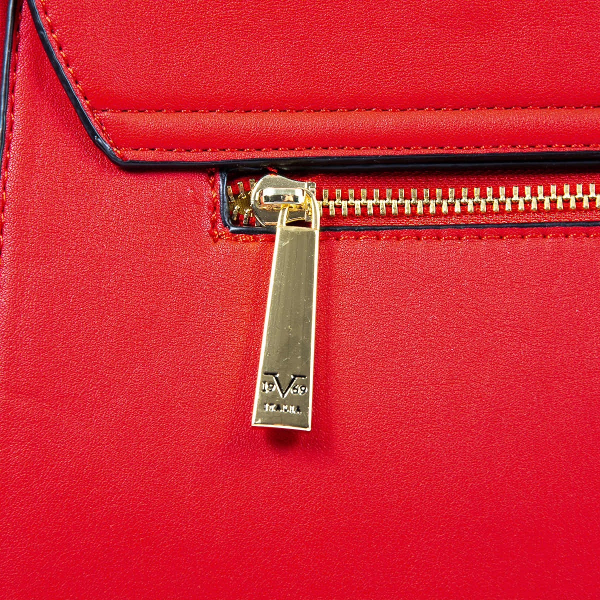 Bolso de mano para mujer V 1969 Italia rojo BEATRICE