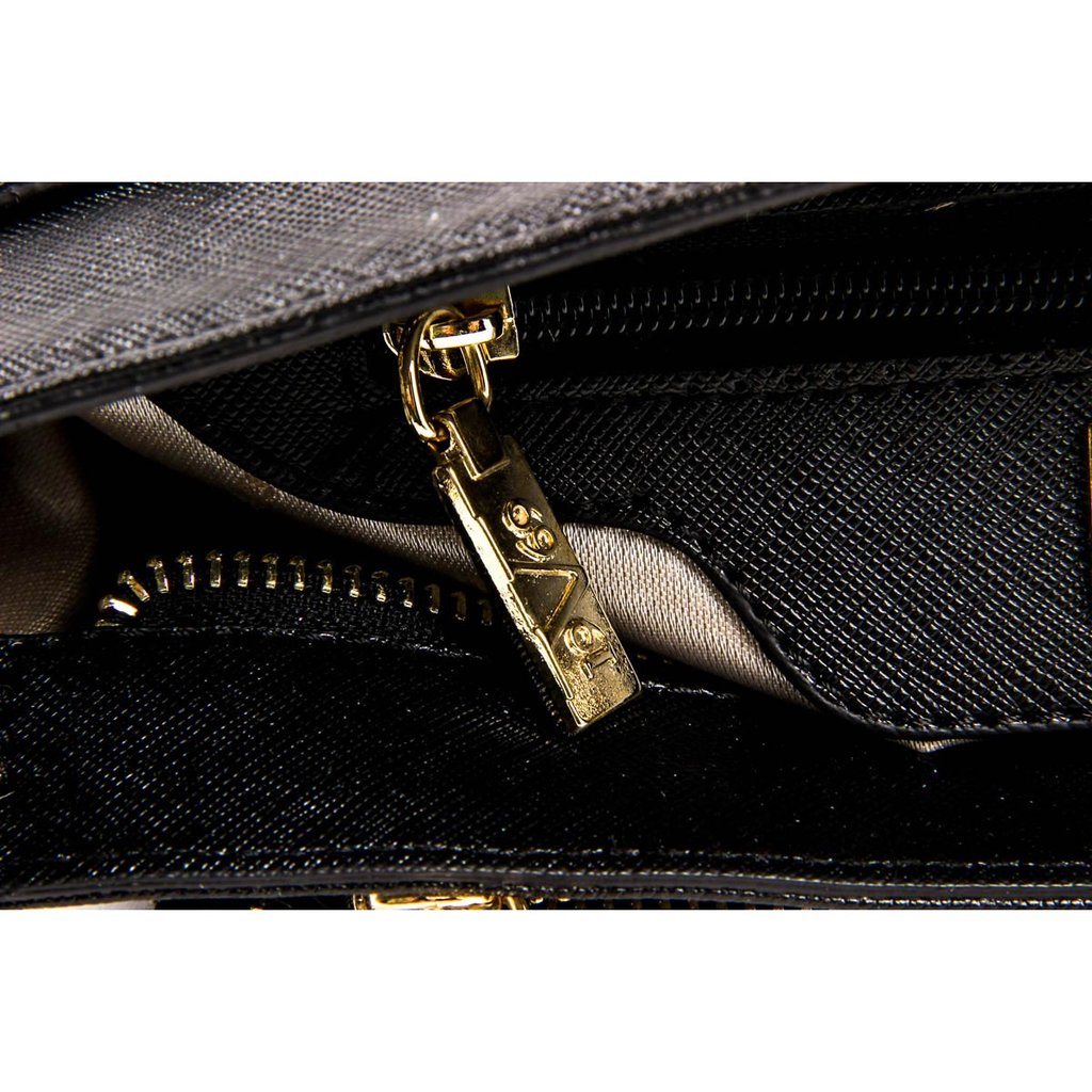 Bolso de mano para mujer V 1969 Italia V1969009 NEGRO