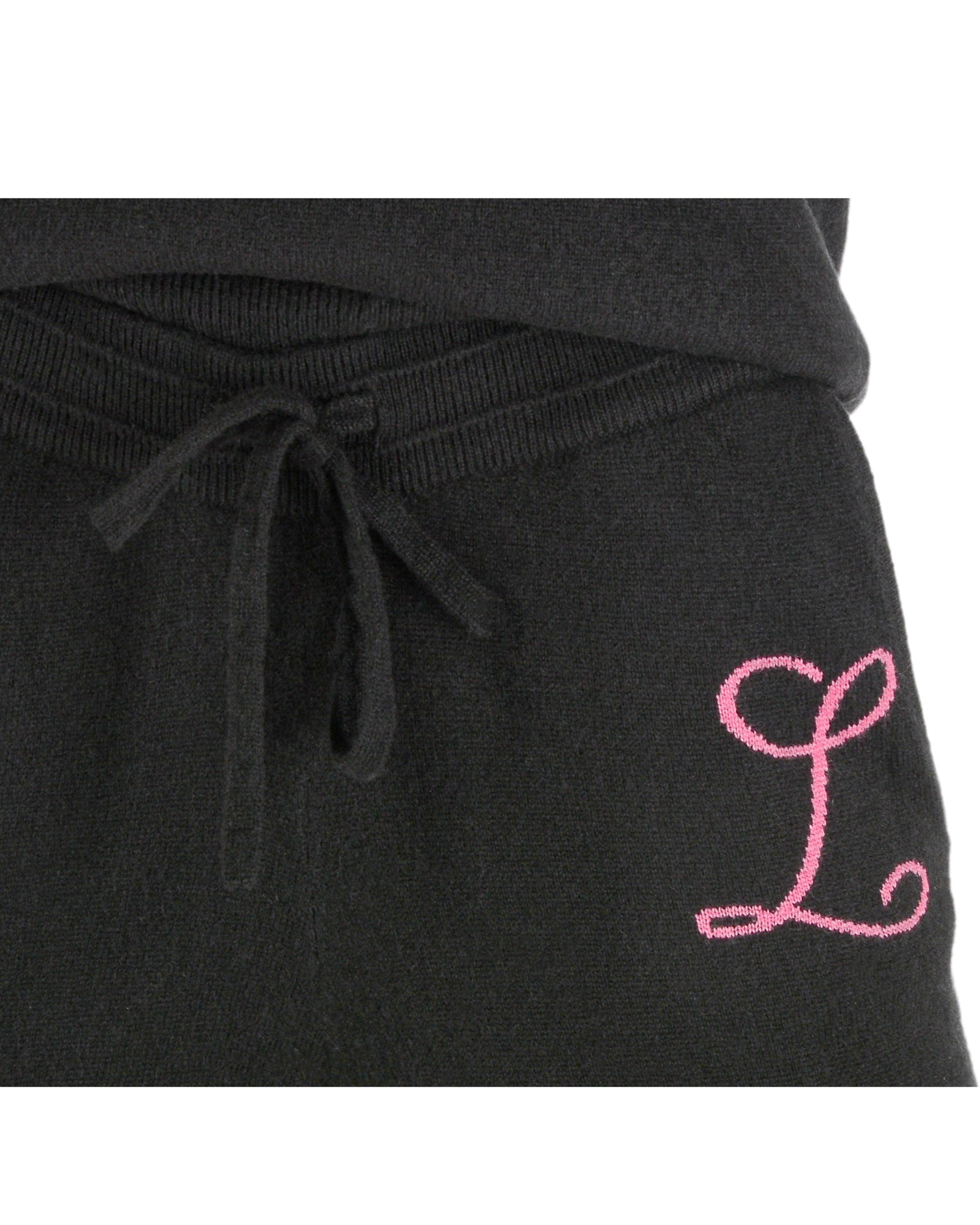Pantalones deportivos de cachemira - Negro