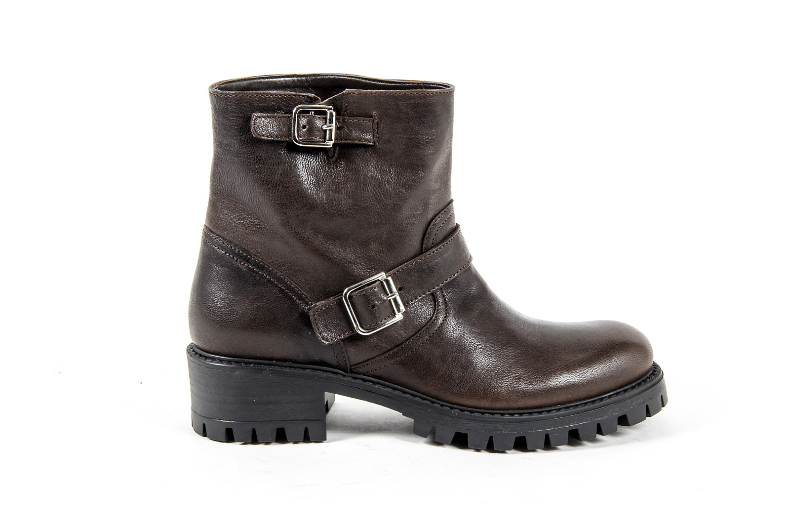 V 1969 Italia Womens Short Boot Brown AMALFI