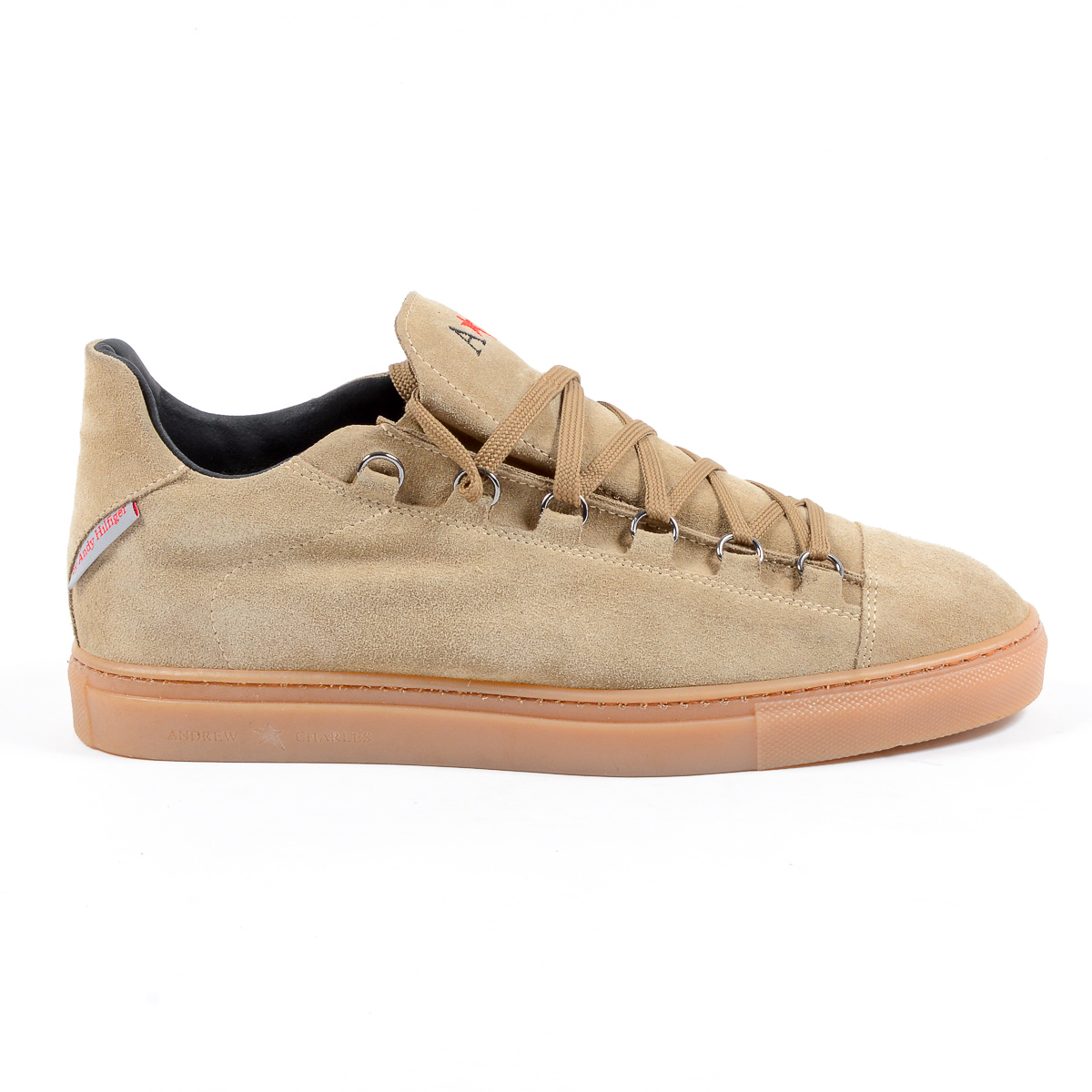 Andrew Charles Mens Sneaker Beige PRINCE