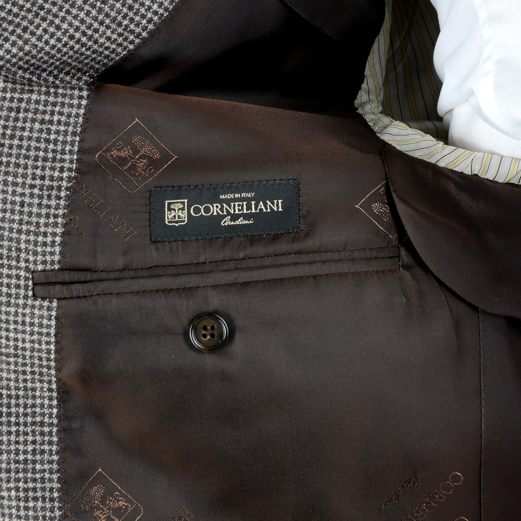 Corneliani Mens Jacket Long Sleeves Grey