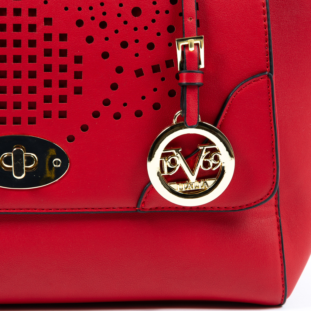 Bolso de mano para mujer V 1969 Italia rojo BEATRICE