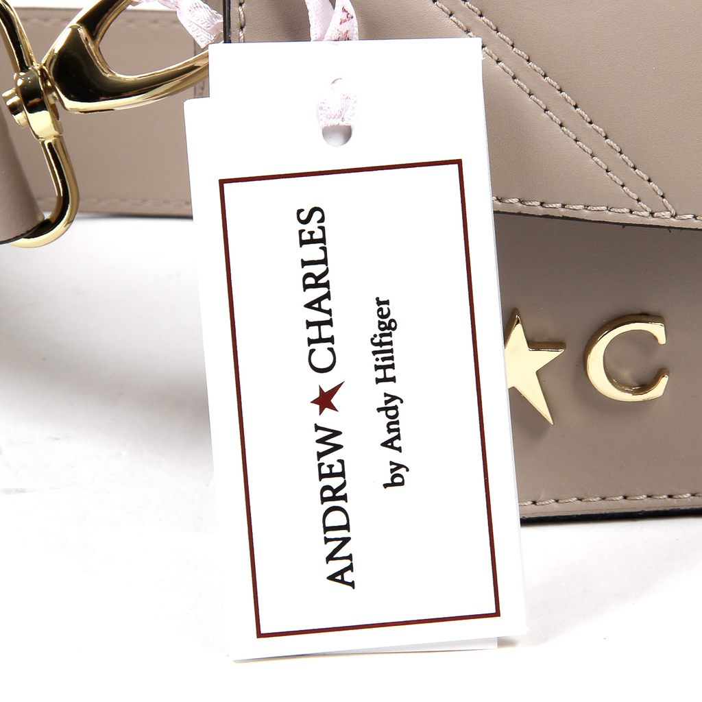 Bolso de mano para mujer Andrew Charles color topo CAITLYN