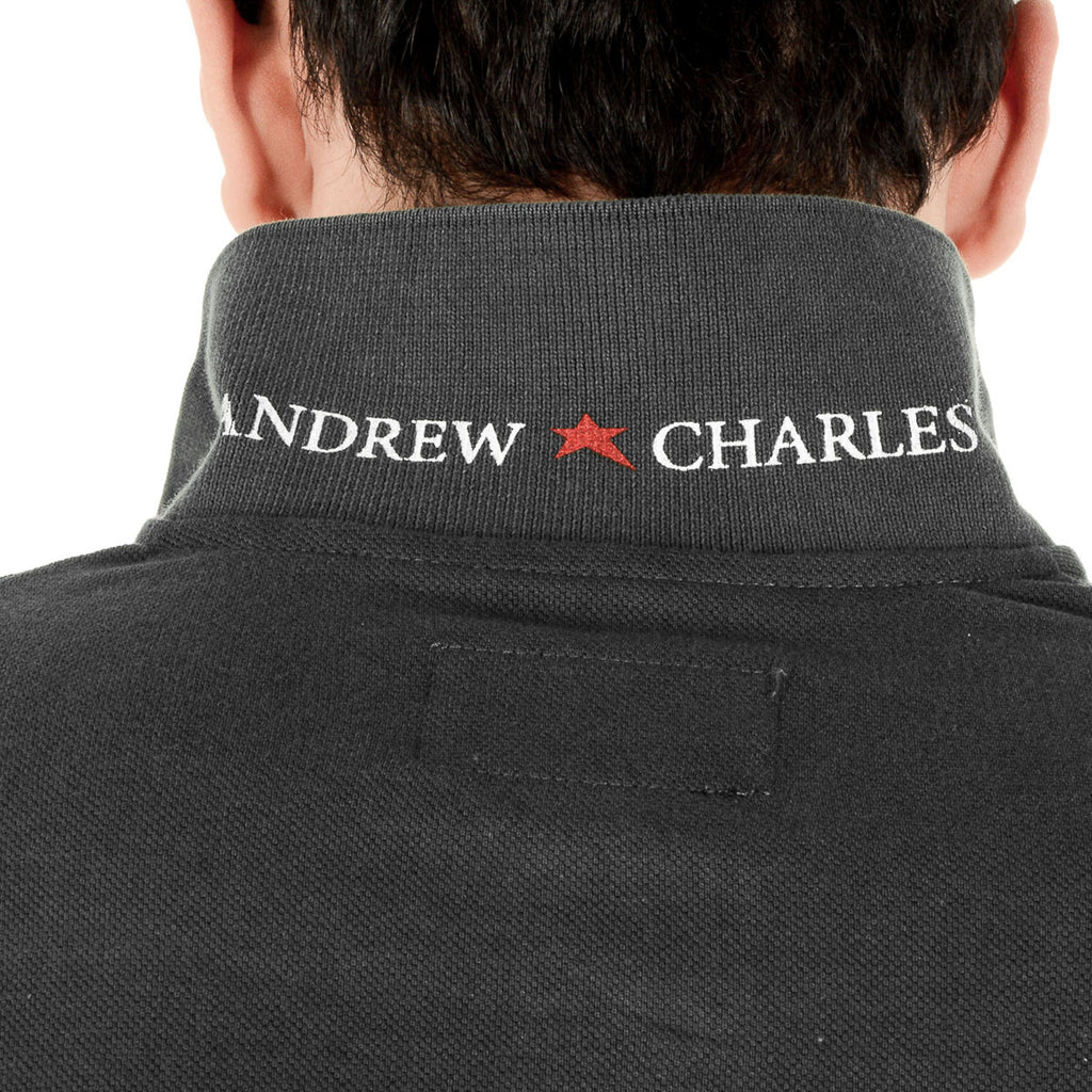 Polo para hombre Andrew Charles By Andy Hilfiger PT160 32001 ALABAMA GRIS OSCURO