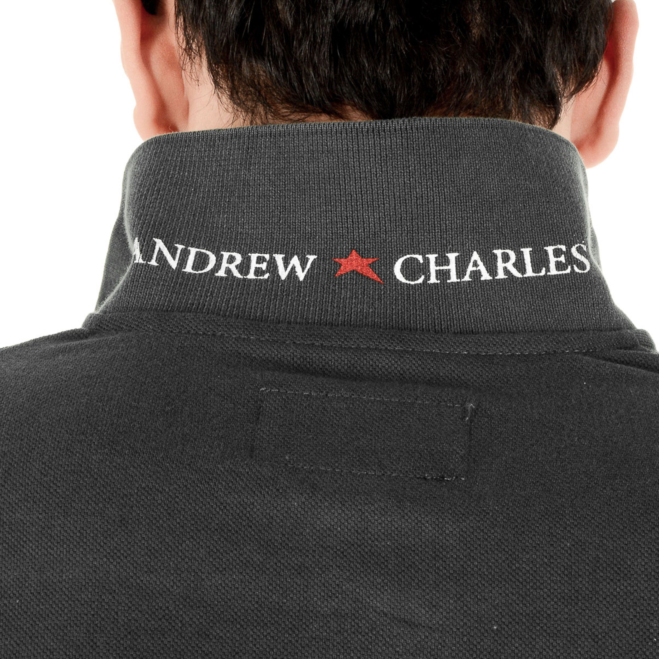 Polo para hombre Andrew Charles By Andy Hilfiger PT160 32001 ALABAMA GRIS OSCURO