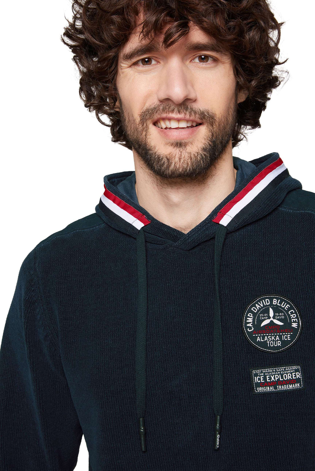 Suéter con capucha para hombre de Camp David
