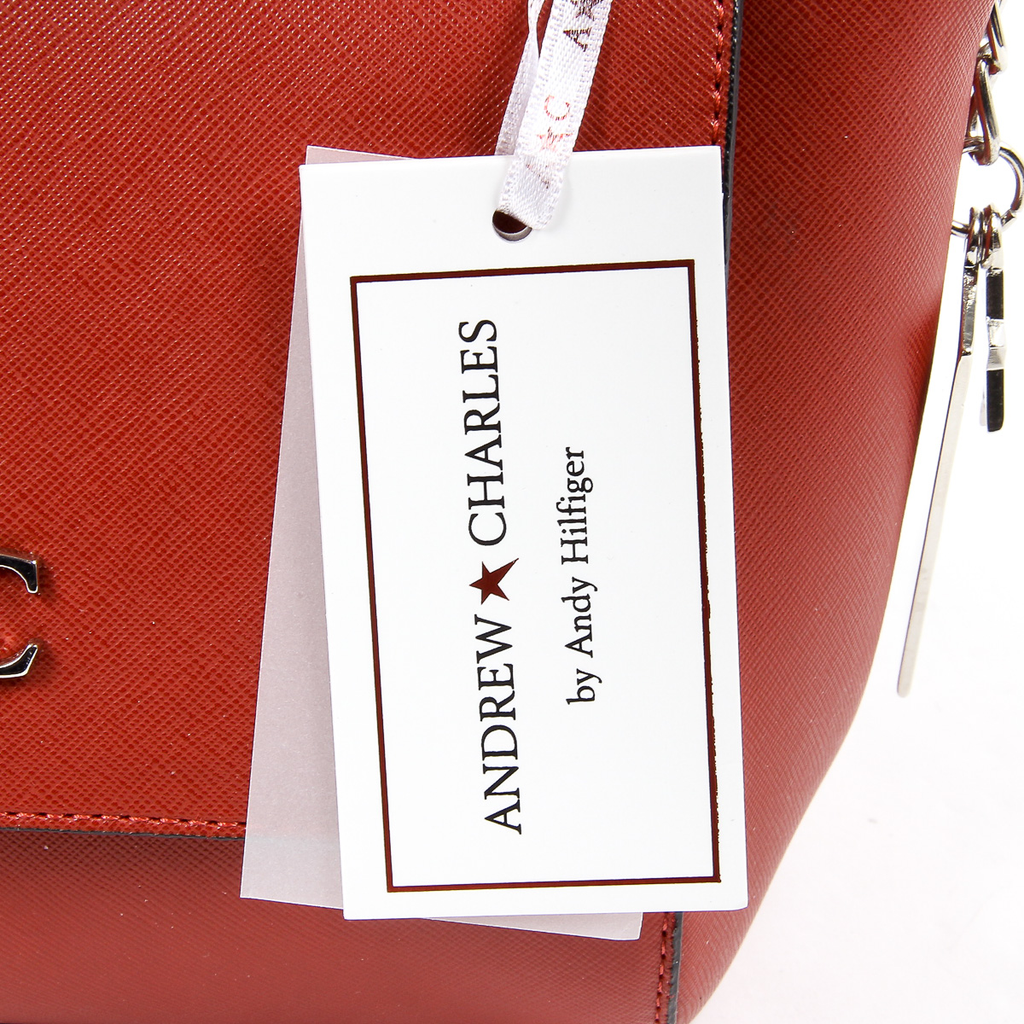 Andrew Charles Womens Handbag Red VERA