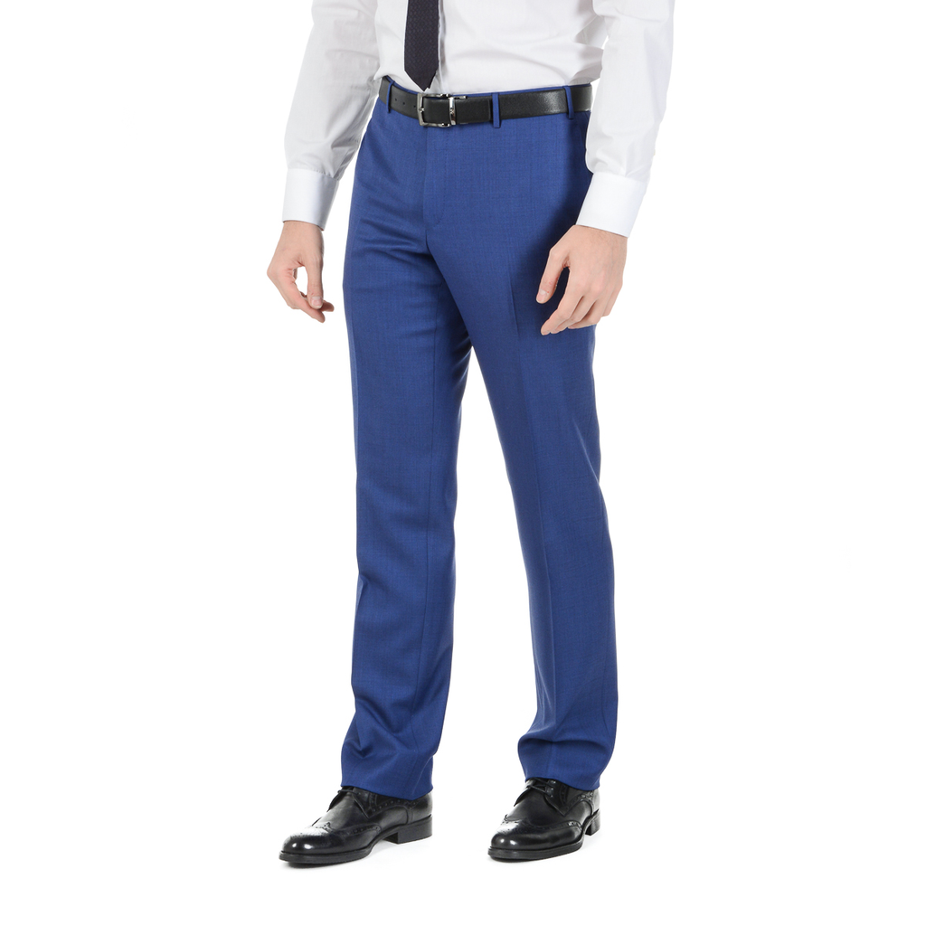 Corneliani Mens Suit Long Sleeves Blue Super 110's