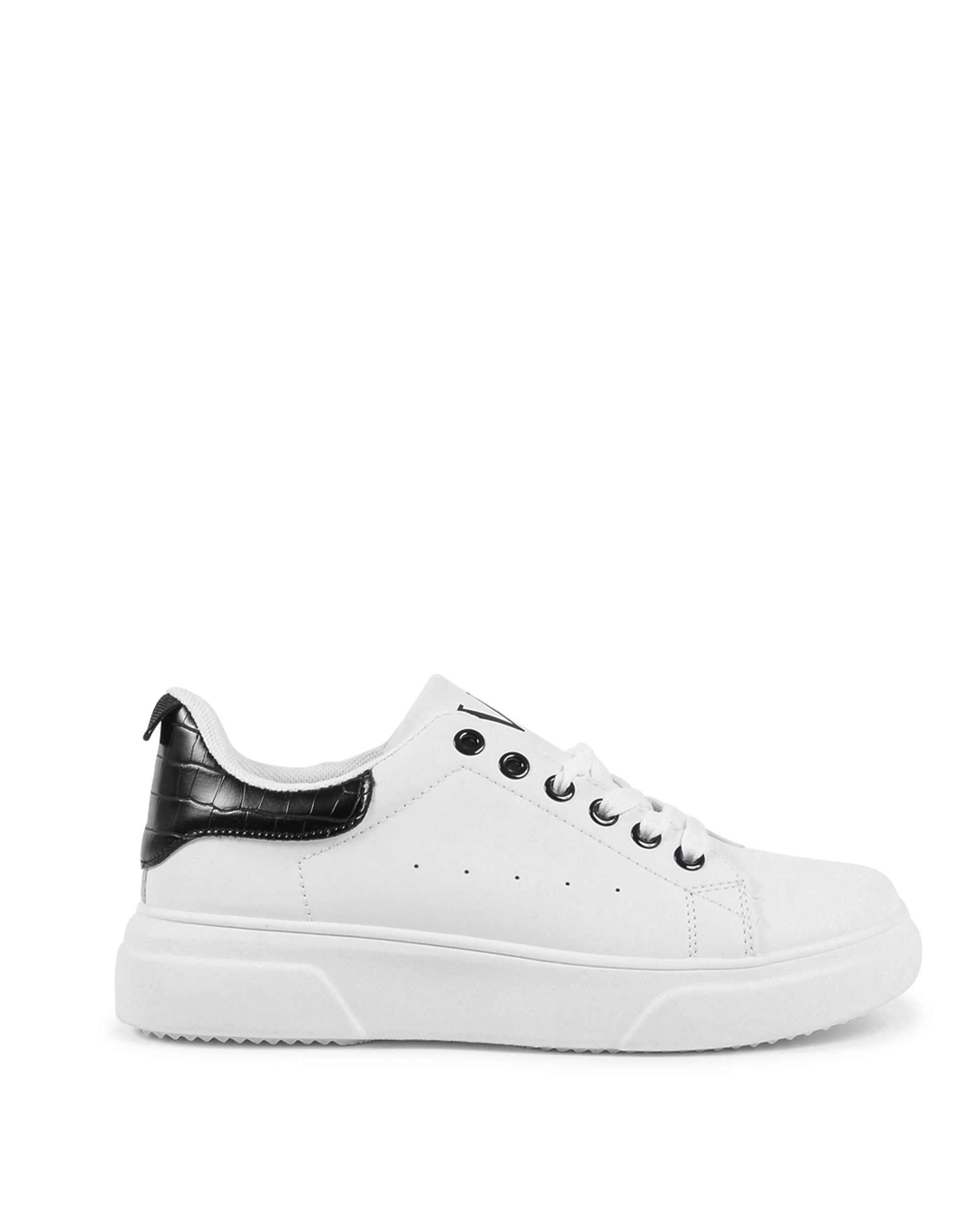 19V69 Italia Zapatilla Mujer V850 BIANCO NERO