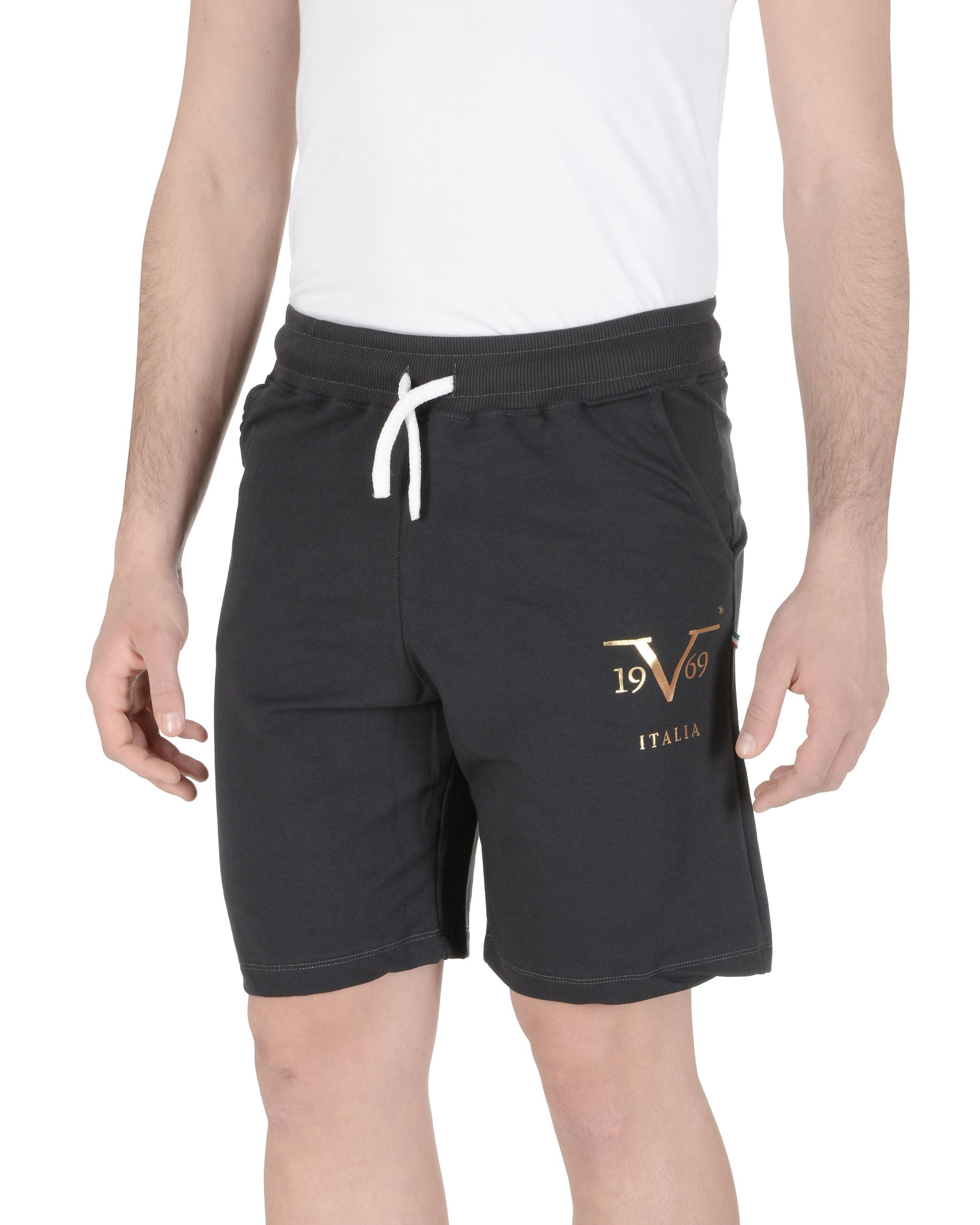 19V69 Italia Pantalones cortos para hombre gris oscuro BOB GRIS OSCURO