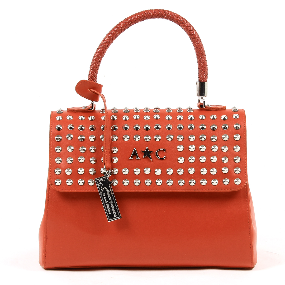 Bolso de mano Andrew Charles para mujer, color rojo, BROOKLYN