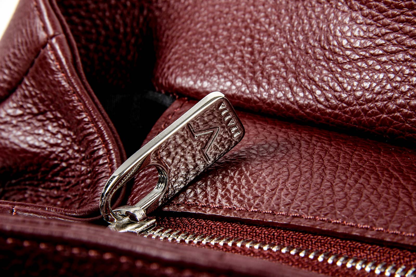 Bolso de mano para mujer V 1969 Italia V012 S BORDEAUX