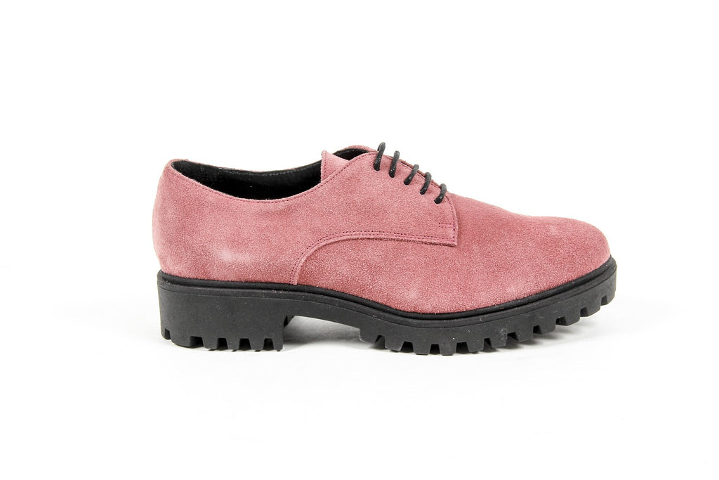 Zapato con cordones para mujer V 1969 Italia C01 CAMOSCIO FUXIA