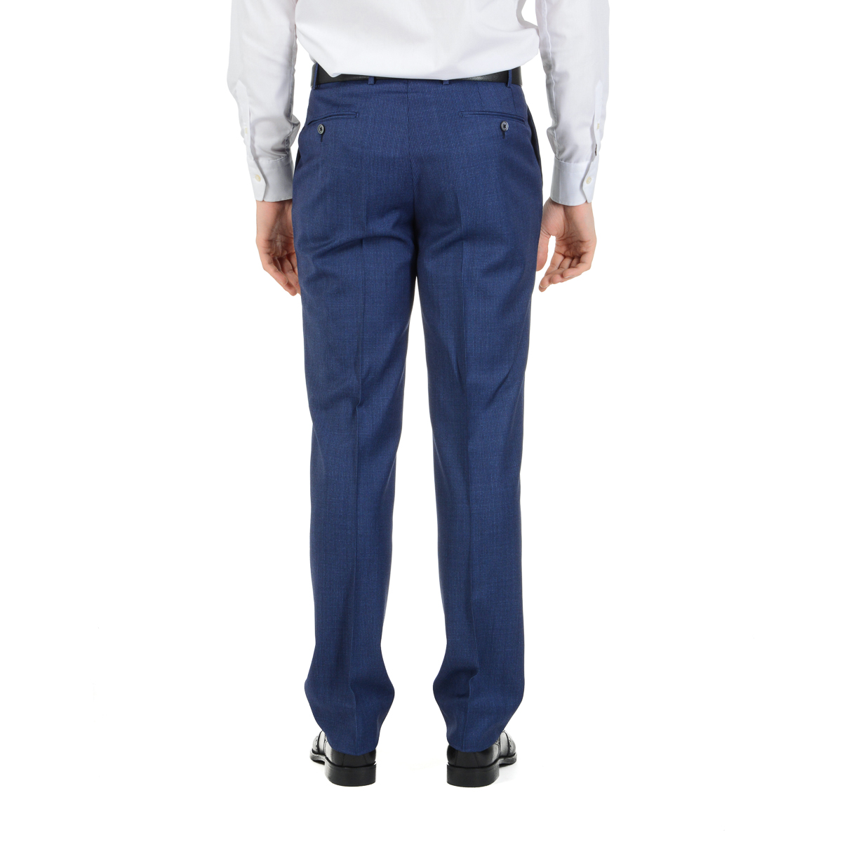 Corneliani Mens Suit Long Sleeves Blue Super 110's