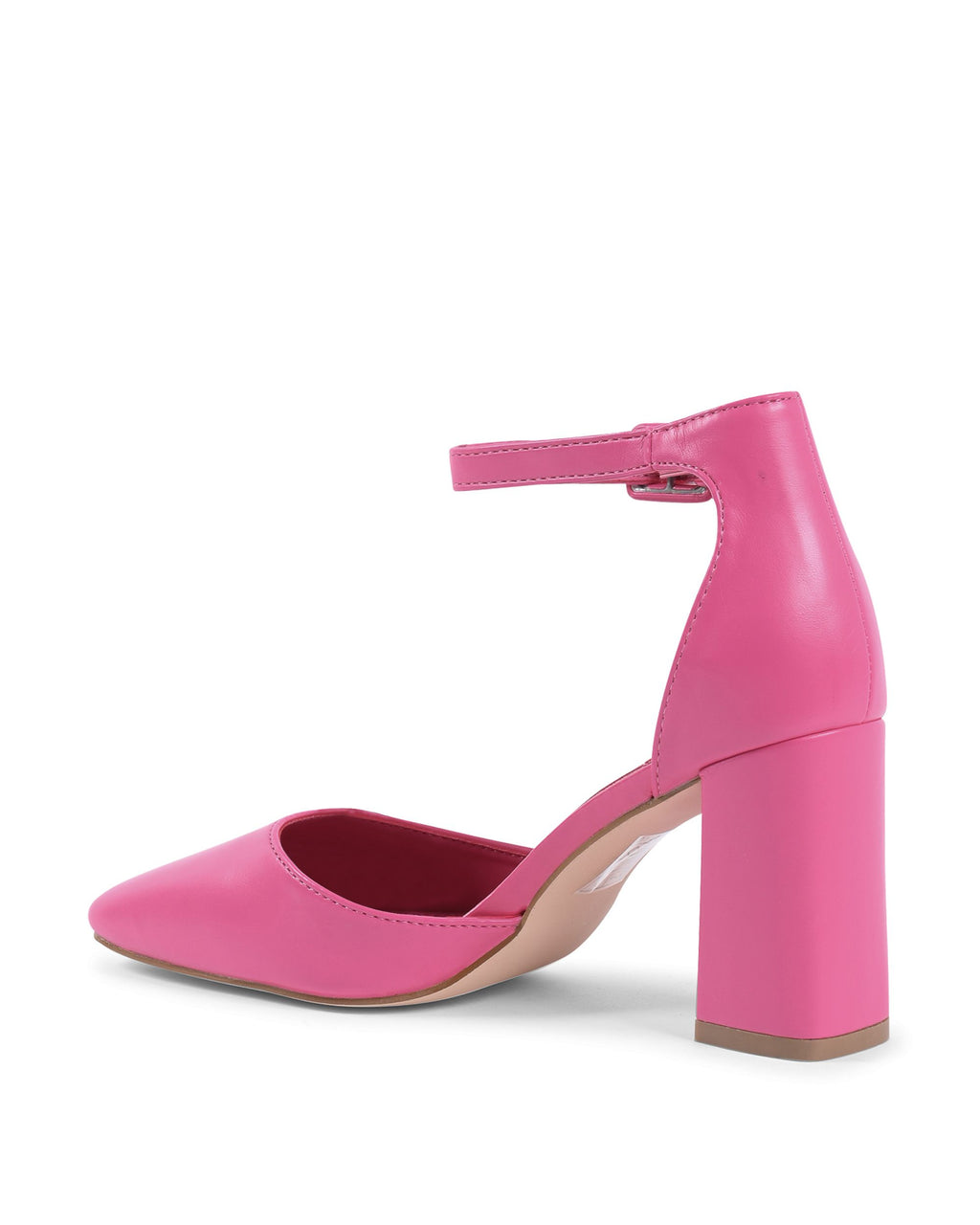 19V69 Italia - Zapatos de salón con tira al tobillo para mujer, color rosa, HLL0127 ROSA