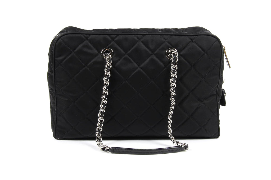 Bolso acolchado Prada BL0774 Nero Tessuto Impuntu