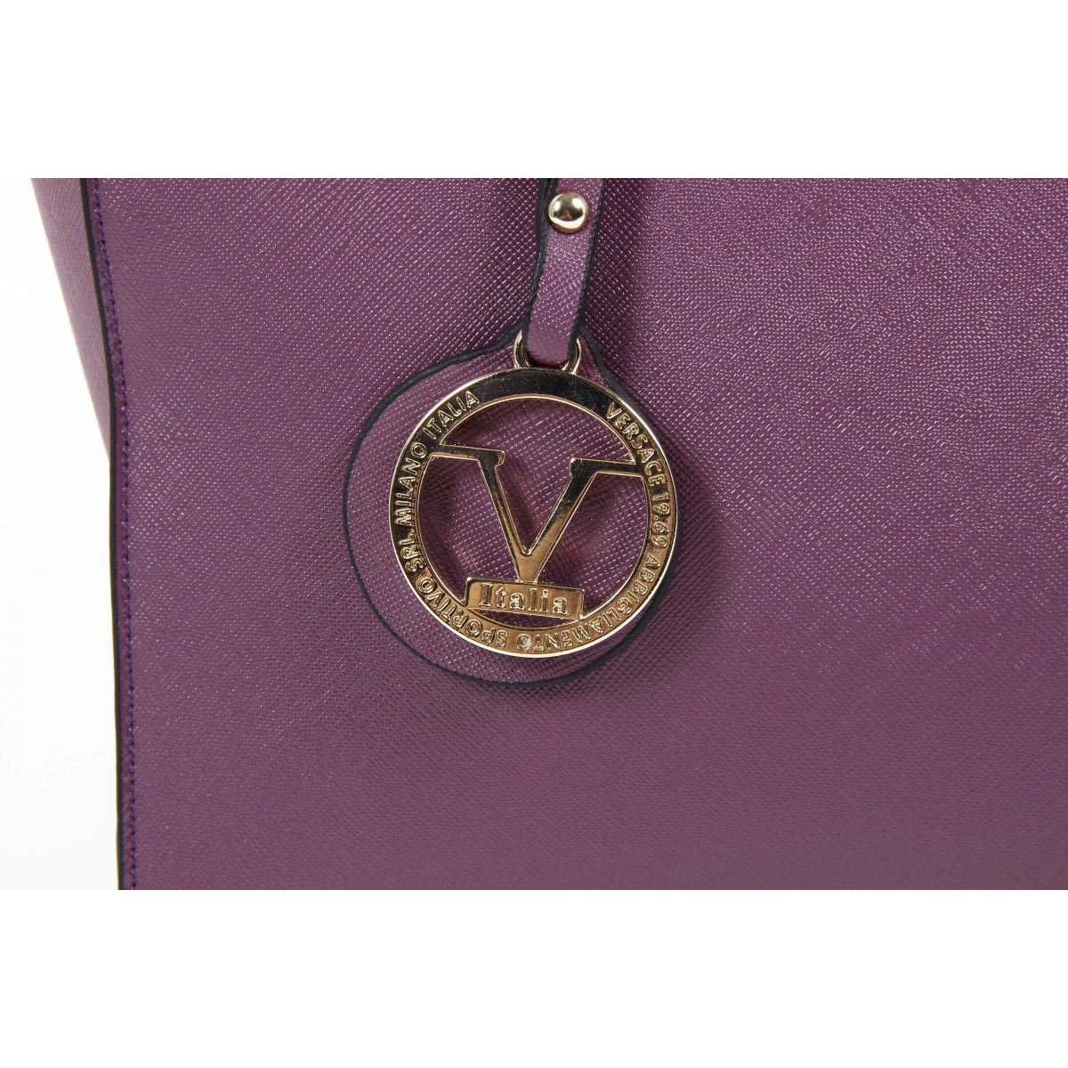 Bolso de mano para mujer V 1969 Italia VE07 PÚRPURA
