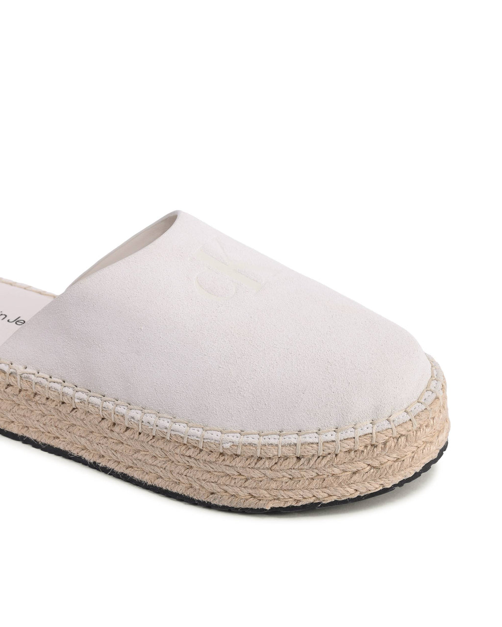 Alpargatas Calvin Klein para mujer blancas YW0YW00986YBH
