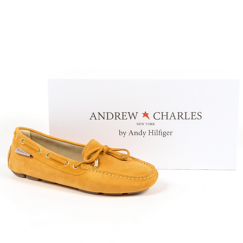 Andrew Charles Mocasín Naranja para Mujer SUNDAY
