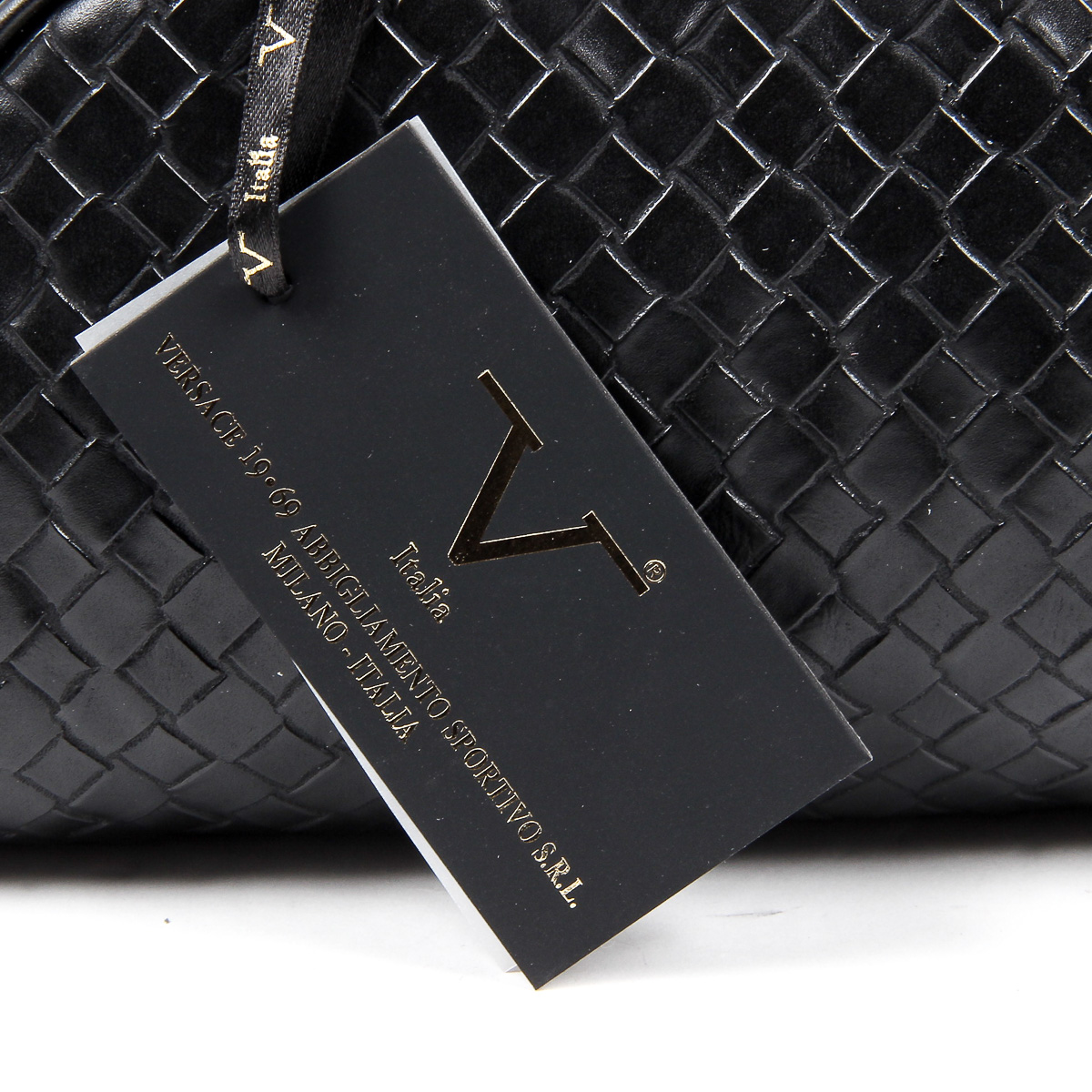 Bolso de hombre V 1969 Italia negro DERREN