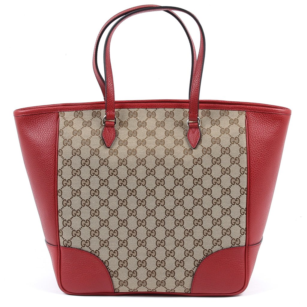 Gucci Womens Handbag GG Guccissima Red 449242 8606