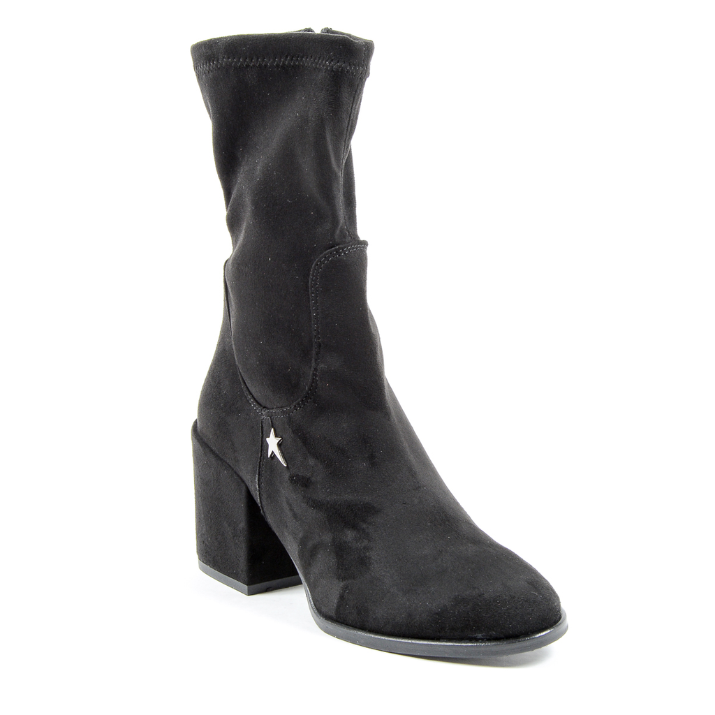 Andrew Charles Womens Short Boot Black JONI