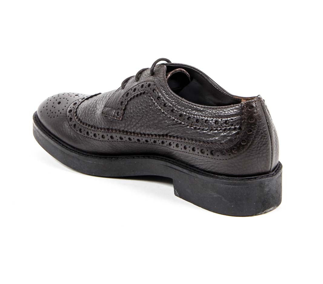 V 1969 Italia Zapato Brogue para Mujer B1670 CERVO T. MORO