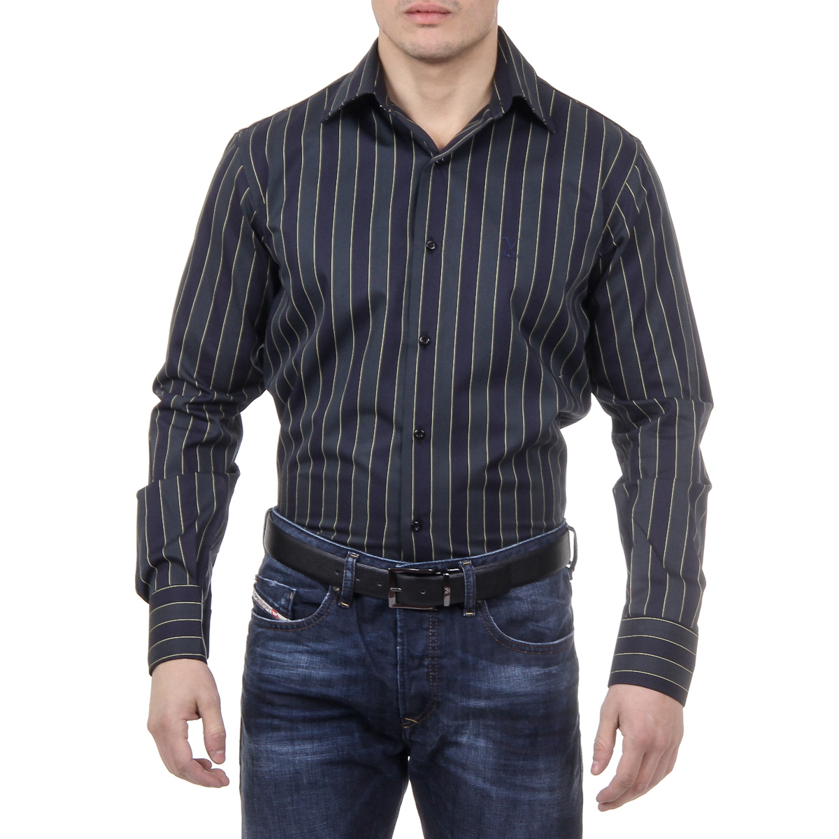 Camisa de cuello clásico para hombre V 1969 Italia 377 VAR. 520