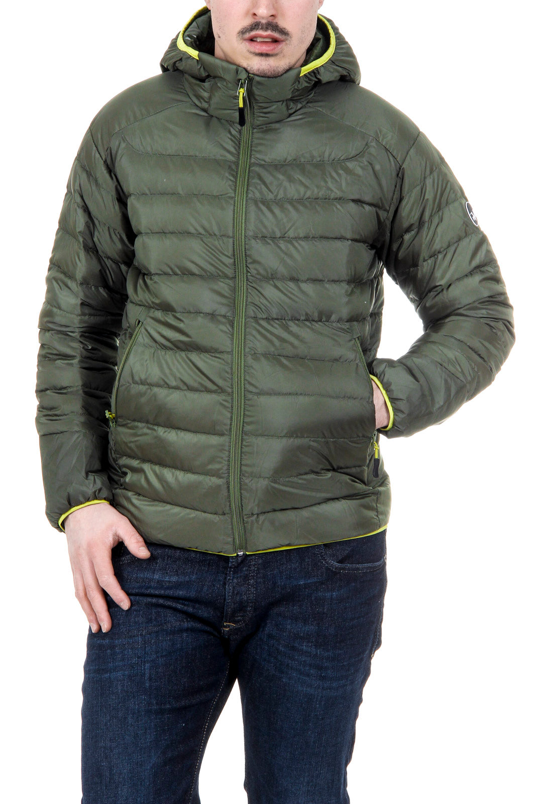 Anorak Hombre V 1969 Italia ARTICO VERDE EJÉRCITO